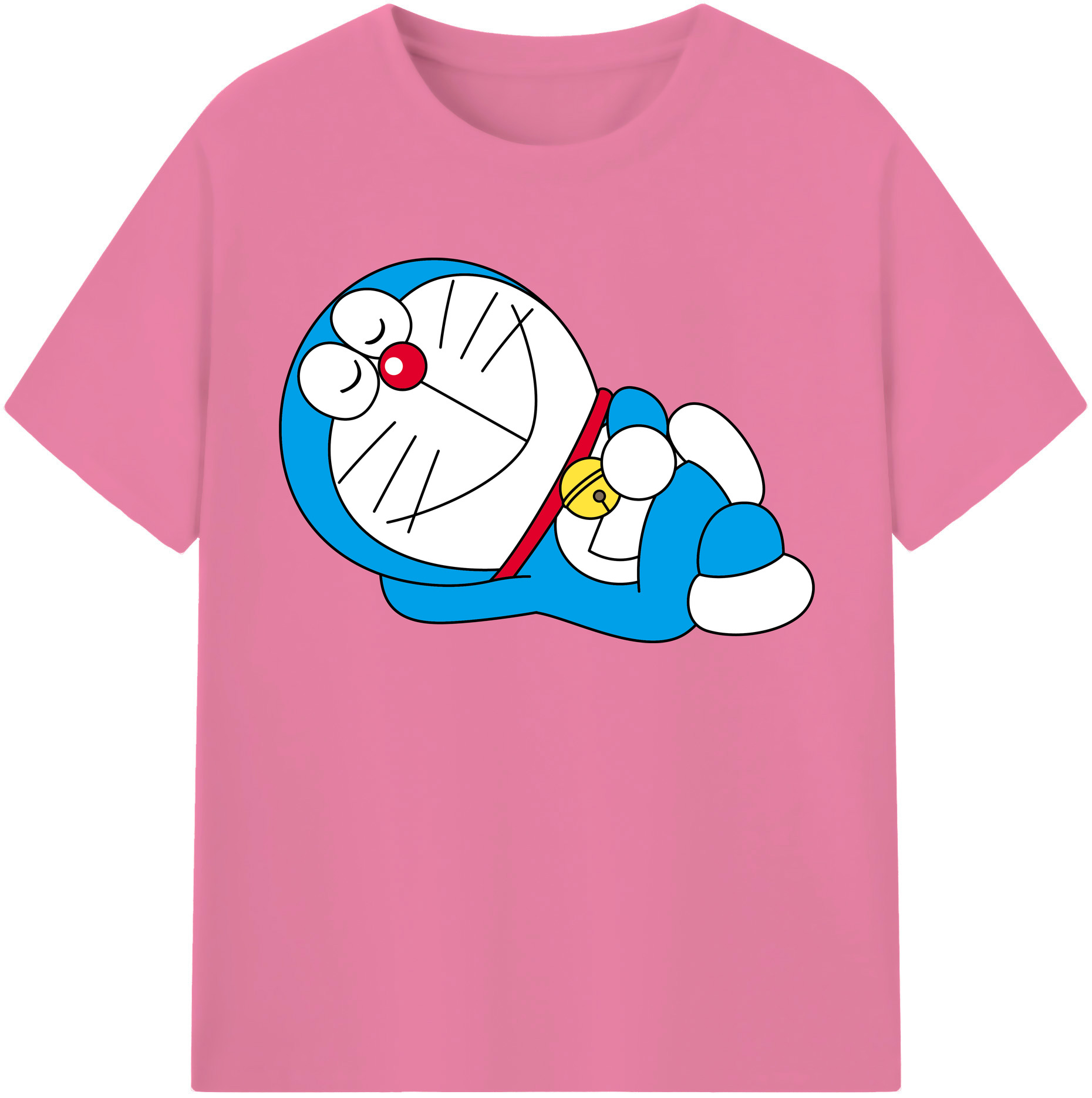 （画像用） ドラえもん Doraemon 綿100％半袖Tシャツ（フロントプリント）